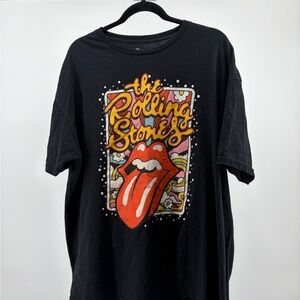 The Rolling Stones Offical Merchandise Graphic T-shirt Size XXL 50/52 Black